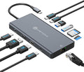 Laptop Docking Station 3 Monitors 4K@120Hz DisplayPort 4K@60Hz HDMI 4K@60Hz USBC12 in 1 USB C Video Output for Multiple Monitor Dock USB A 3.0 USB C 3.2 10Gbps Ports 100W PD SD/TF