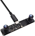 SVPRO 960P USB Stereo Camera Module for 3DVR Synchronized Dual LensUSB2.0 Driverless for WindowsLinuxAndroidMacOSCMOS OV9712 Webcam Board for Person Count &amp Biometric Retina &amp 3D Printe