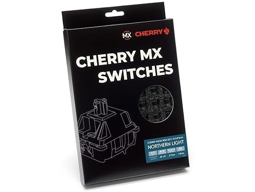 FILCO Cherry MX2A RGB 5 Pin Switch Northern Light AXIS 70 PCS Clear Housing for RGB Keyboard FKSW70CH/MNL-RZ