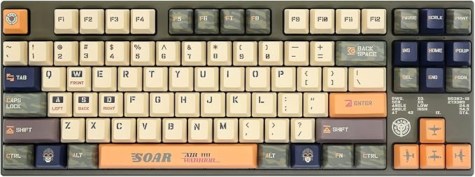 Varmilo VA Series V2 Warrior Soar TKL Mechanical Keyboard (Cherry MX Silent Red)