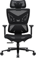 Anda Seat X-Air Ergonomic Gaming Chair - Breathable All-Mesh Office Chair with 4D Adjustable Armrests Lumbar Support &amp Headrest - 265 lbs Max Space Black