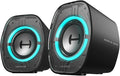 Edifier G1000 II Desktop Computer Speakers for Gaming 2.5 Full-Range Driver &amp Enhanced Bass Bluetooth 5.4 USB-C AUX 9 Dynamic RGB Lighting Modes for PC - Black