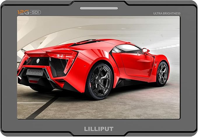 LILLIPUT 7 Q7-12G 7inch 2000nits 12G-SDI Ultra Brightness On-Camera Monitor-12G-SDI x 2 HDMI 2.0 x 1 Tally Output 12G-SDI x 2 HDMI 2.0 x 1 HDR 3D-LUT Waveform Level Meter Vector Scope