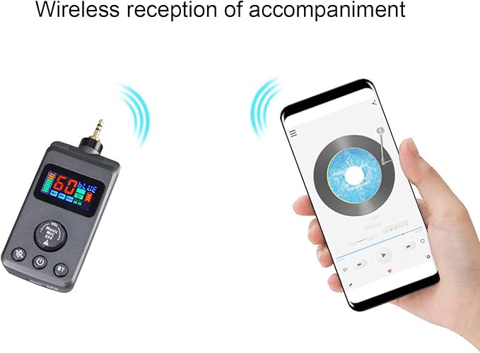 Dual None Wire Microphone Cordless Dynamic Microphone UHF Handheld Microphone with Receiver for KTV Singing