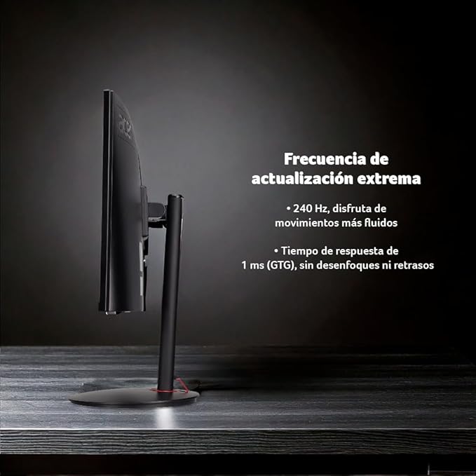 acer Nitro 27 1500R Curved Full HD PC Gaming Monitor | AMD FreeSync Premium | 240Hz | 1ms VRB | Speakers | HDR10 | ErgoStand | VESA Mounting Compliant | 1 x DP 1.4 &amp 2 x HDMI 2.0 | XZ270 X2bmiiph