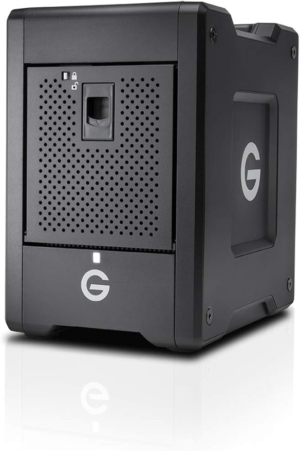G-Technology 8TB G-SPEED Shuttle SSD with Thunderbolt 3 with ev Series Bay Adapter - Transportable 8-Bay RAID Storage Solution - 0G10188-1