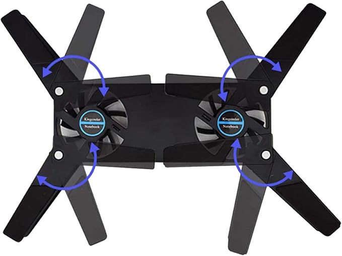 1 Pcs Notebook Radiator Foldable Dual Fan Cooling Pad &amp 1 Pcs Sil3114 Adapter Controller Chip Card