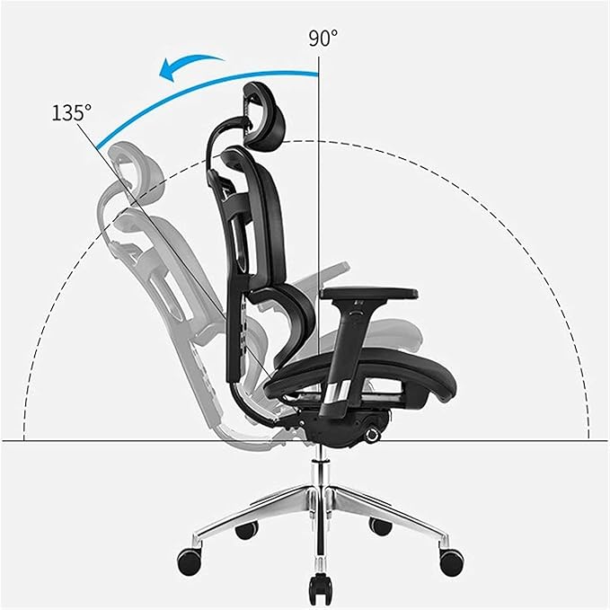 Office Chair Ergonomic Computer Chair Office Chair Home Gaming Gaming Chair Comfortable Sedentary Backrest Boss Swivel Chair Chair (Color : Black Size : One Size) Needed