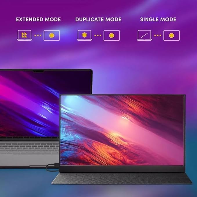G70-T 1920 x 1080 15.6 1080P Portable Monitor - IPS Built-in Speakers 60Hz HDMI &amp USB-C (Renewed)