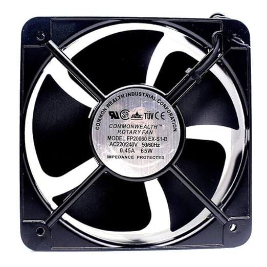 High-Performance FP-20060 EX-S1-B AC Fan - 220/240V 0.45A 20CM Cooling Fan for Laptops and Electronics