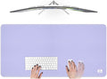 Light Purple 3XL Color Mouse Pad - Extra Large (48''x24'') Gaming Desk Pad with Nonslip Base and Stitched Edges - Durable and Waterproof Extended Mat