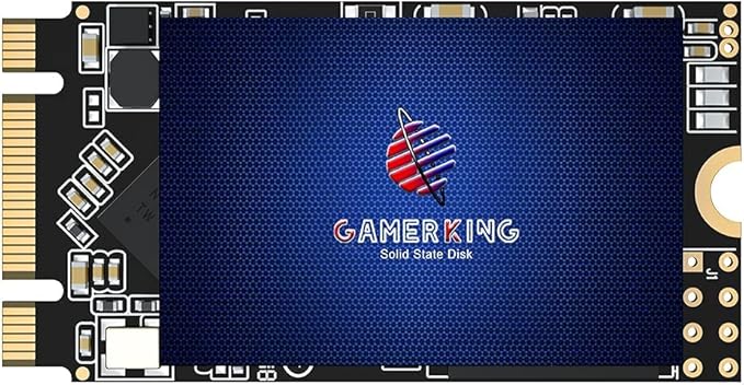 GAMERKING M.2 2242 SSD 128GB 3D NAND TLC SATA III 6 Gb/s Internal Solid State Drive - Compatible with Desktop PC Laptop (2242 128GB)