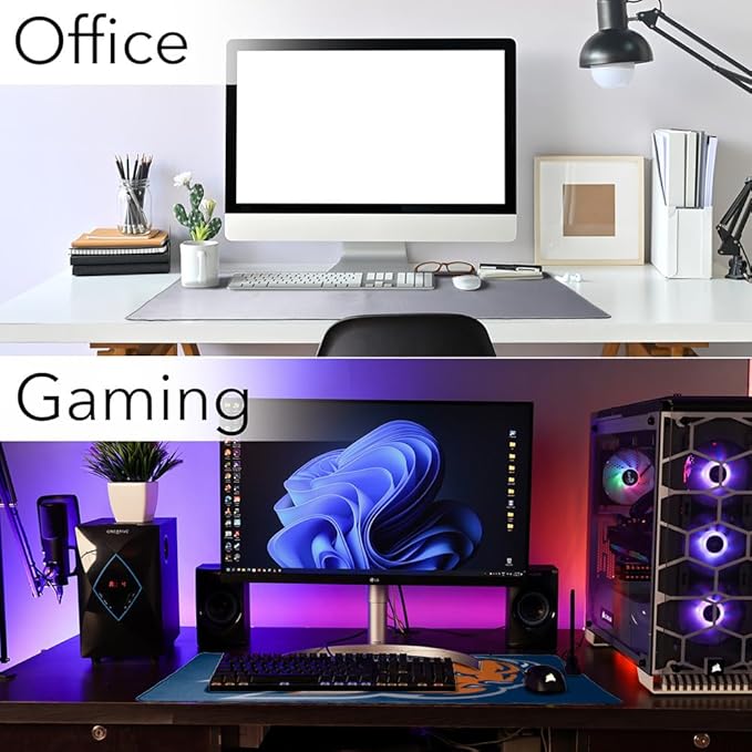 Bucknell Primary Logo Large Gaming Mouse Pad Desk Mat with Stitched Edges Non-Slip Base for Gamer Home and Office 31.5 x 15.7