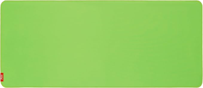 Pixio 3XLarge Green Screen Mouse Mat Chroma Key Durable Smooth Water-Resistant Polyester Surface Rubber Base Mouse Pad - for Gaming Streaming Filming Content Creation with a Clear Background