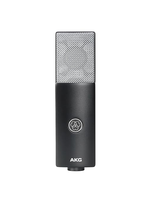 AKG C104 Professional Large Diaphragm Cardioid Condenser Microphone – XLR Studio Mic for Podcasting Streaming Broadcasting &amp Music Recording Low Noise High SPL Sustainable Design