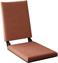 GIZNXBA Floor Chair Adjustable Meditation Chair Padded Floor Chair with 5 Adjustable Positions Folding Floor Gaming Chair Soft Floor Seat for Living Room Bedroom Yoga Room(/Orange A)