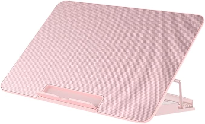 Laptop Cooling Pad with 6 Fans and Adjustable Height for Enhanced Performance Pink