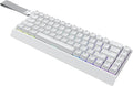 Mer68 SE Wired 68 Keys Magnetic Switch Mechanical Keyboard 8KHZ Polling Rate/Latency As 0.125MS/64KHZ All Keys Scan Rate/ARGB Hot Swappable Gaming Keyboard(White)
