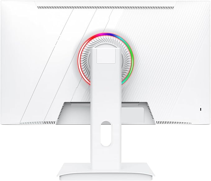 Gawfolk 27 Inch 4K Gaming Monitor 160Hz White PC Computer Monitors UHD 3840 x 2160p IPS Screen for Home &amp Office Freesync DP 1.4 HDMI 2.1 Eye Care Wall Mount Compatible