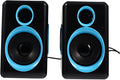 Vaguelly Mini USB 2.0 Laptop and Desktop Computer Speakers Compact PC Speaker Set with Loud Sound Home Office Compatible Dc 5v Powered