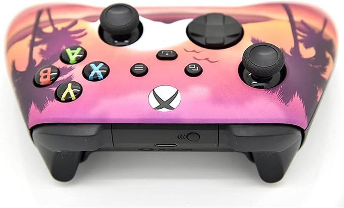 Wireless Custom Controller Compatible with PC Windows 10+ Series X/S &amp One (Series X/S Tropical Paradise)