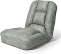 Floor Bed Sofa Chair for Bedroom Portable Padded Yoga ChairAdjustable Floor Chair with Back Support Gaming Chair Meditation Chair for Adult Thick Cushion