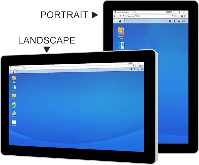 GreenTouch 22 Inch Open-Frame Touchscreen LCD Monitor - Capacitive PCAP Multi Touch -1680x1050-16:10-Black and Silver Bezel