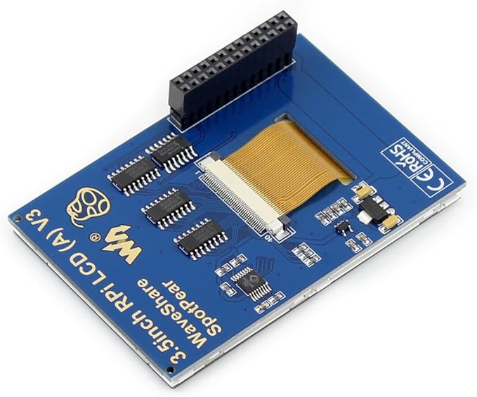 Waveshare 3.5 inch RPi LCD (A) Touch Screen TFT LCD for any Revision of Raspberry Pi Model B/B+/2 B /3 B/3 B+