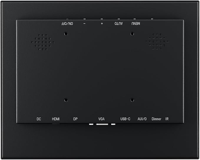 Beetronics 10 Inch Touchscreen Monitor | Full HD 1080p | 10TSV7M – Industrial-Grade Professional 10-Point Multi Touch Display for PC Mac Linux – HDMI DisplayPort USB-C VGA Inputs