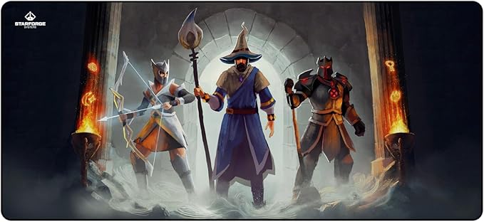 Dungeon - Old School RuneScape Gaming Desk Mat – Large Extended Mouse &amp Keyboard Pad