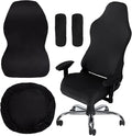 Screwcoovers Extendable Gaming Chair Black Covers – Ergonomic Office Computer Chair for Gaming Office Chair (No Chair)