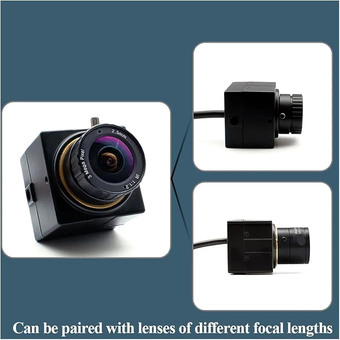 Mini Camera Security Protection POE H265 with 2mm Fixed CS Lens P2P IP Camera POE48V Industrial