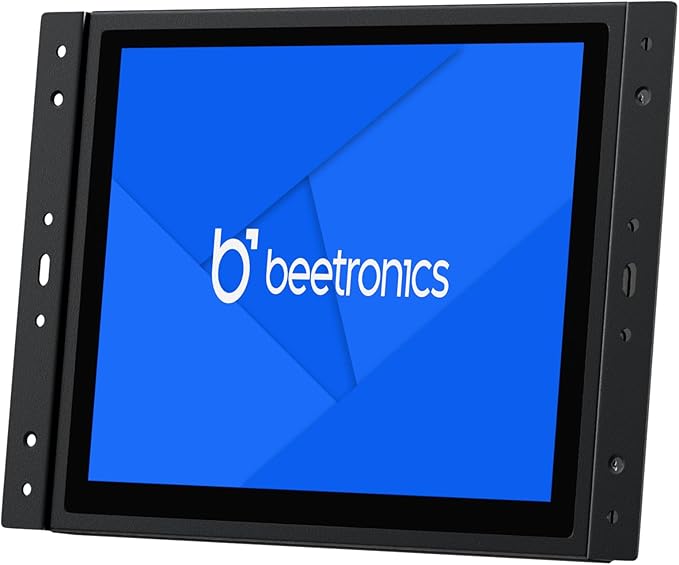 Beetronics 8 Inch Touchscreen Monitor | Full HD 1080p | 8TSV7M – Industrial-Grade Professional 10-Point Multi Touch Display for PC Mac Linux – HDMI DisplayPort USB-C VGA Inputs