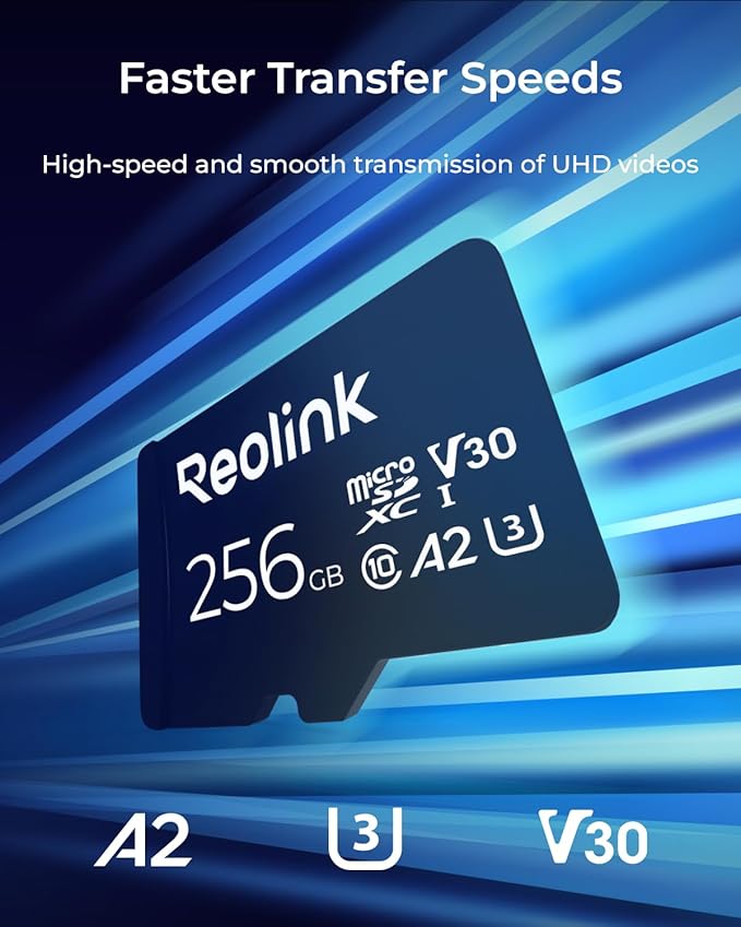 REOLINK Duo 2 WiFi with 256GB microSD Card Bundle 180° FOV Dual-Lens Camera WiFi 6 Supported Local Storage
