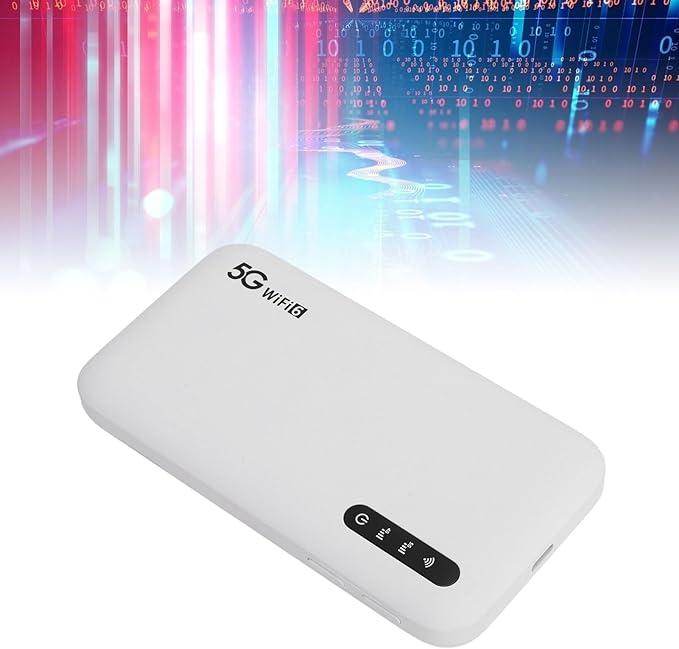 5G Mobile Hotspot Portable Hotspot Pocket 6 Mobile Hotspot Router with SIM Card Slot 16 Connected Devices Hotspot Device for Travel Camping