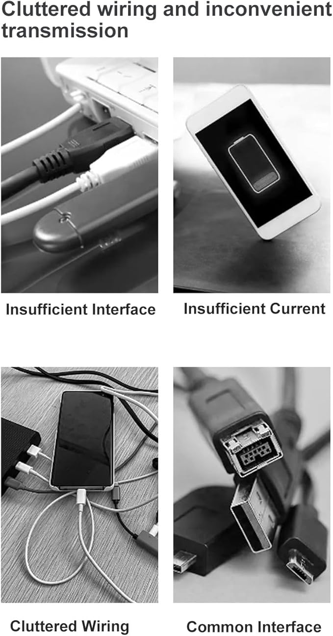 Powered USB 3.0 Hub 10 Ports USB Data Hub Splitter 5Gbps Data Transfer USB Docking Station for Laptop PC Computer Compatible with 2003 7 8 10 11
