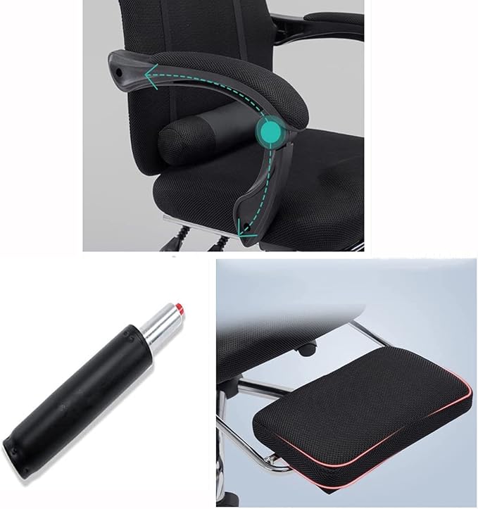 Computer Chair Office Chair Gaming Chair Desk Chair Office Recliner Chair Executive High Back Chair Computer Work Chair Backrest Leaning Function Ergonomic with Footrest Computer Chair Home Office D
