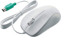 ELECOM Optical Mouse PS/2 3 Button [White] M-K6P2RWH/RS (Japan Import)