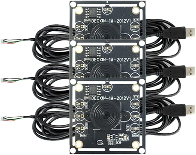 New 5Pcs 100 Degree Camera Module 1MP OV9732 1280x720 USB Free Driver Manual Focus with 2 Meter Cable for WinXP/7/8/10