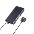 Anker USB 3.0 HDMI KVM Switch 5 USB 3.0 Ports Supports 4K@60Hz Magnetic Remote Button for One-Click Switch Between Laptop and Desktop Works with Dell MacBook iPad and More (Cables Included)