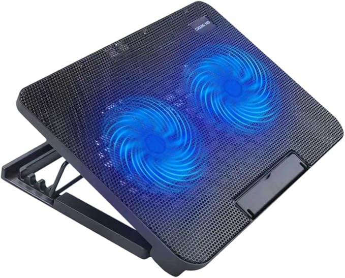 Laptop Cooling Pad with 2 Fans Accessory Lightweight Multifunctional for Home