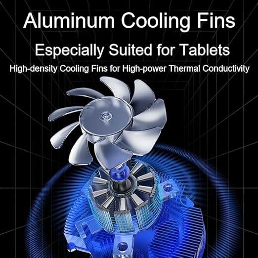 FS12 38W Semiconductor Tablet Cooler Large Area Powerful Cooling Magnetic RGB Cooler Radiator for Pad/Gaming