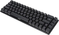 Mechanical Keyboard 2000mAh Blue Switches 3 Modes 2.4G Gaming Mechanical Keyboard for Smartphones for Tablets (Black)