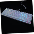 jojofuny Gaming Keyboard Wired Mechanical Keyboard RGB Backlight Ergonomic Design for Pc Laptop