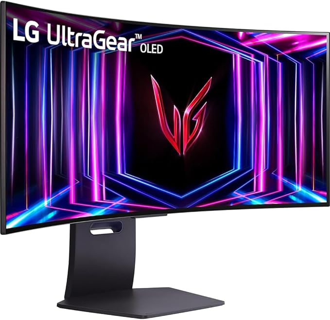 LG 34 inch Ultragear 1440p 240 Hz OLED 800R Curved Gaming Monitor Bundle with Tech Smart USA Elite Suite 18 2X HDMI Cable &amp Deco Gear CPS Exclusive 26 Month Protection Pack (BEACH-CPS-26M1500)