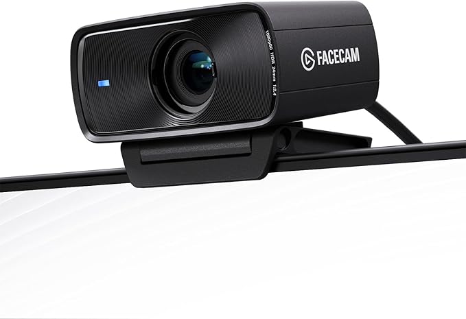 Elgato Facecam MK.2 – Premium Full HD 1080p Webcam for Streaming Gaming Video Calls Recording HDR Enabled Sony Sensor PTZ Control – Works with OBS Zoom Teams and More for PC/Mac