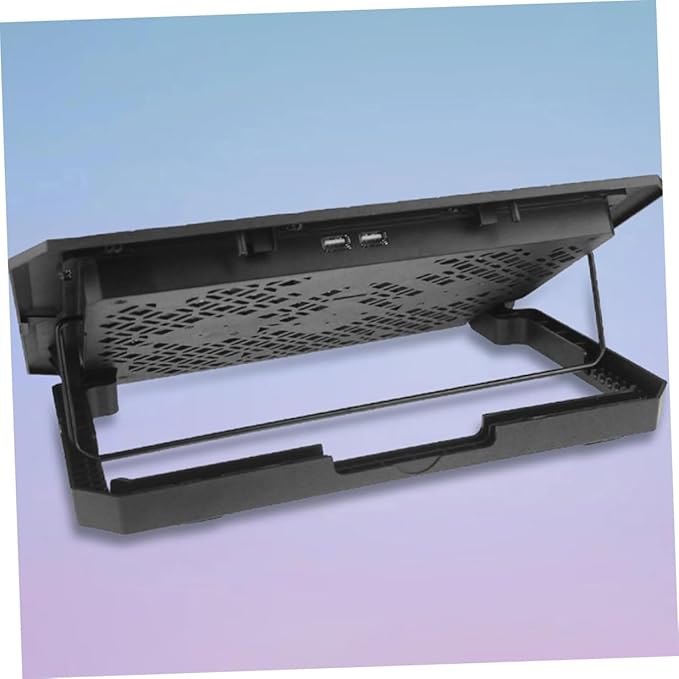 Laptop Cooling Pad 15.6-inch Quiet Fan Stand Adjustable Speed Blue LED for Notebook Cooler Base Compatible with Gaming and Office Laptops