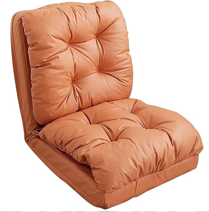 WHYATT Lazy Sofa Chair Lazy Sofa for Teens Adults to Gaming Reading and Watching TV (Color : Orange)