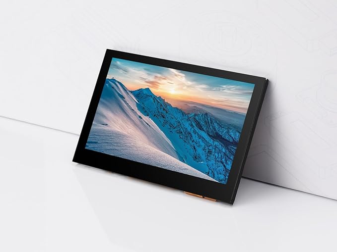 Waveshare 4.3inch DSI Display 800 × 480 Resolution IPS Compatible with Raspberry Pi 4B/3B+/3A+/3B/2B/B+/A+ CM3/3+/4 Touch Version