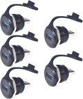 PENGLIN 5PCS USB3.0 Adapter USB-A Male to Female Converter Extender Connector USB Panel Mount Connector Compatible with Laptop Computer Hard Drive Printer Camera